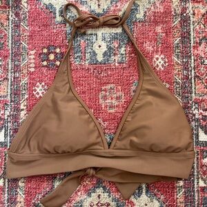 Body Glove Brown Triangle Swim Top M